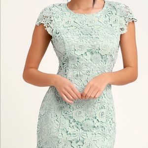 Lulus Romance Language Backless Lace Dress
